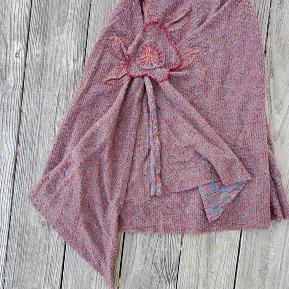 RELISTED Free People asymmetrical flower skirt - Picture 2 of 4